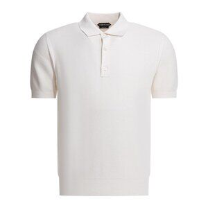 Tom Ford Silk And Cotton Pique Polo Shirt Tag Size 54 Men